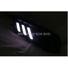 Honda Civic FC 16-17 Fog Lamp Cover w Bar